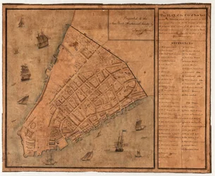 Piano della città di New York per mostrare il progresso e l